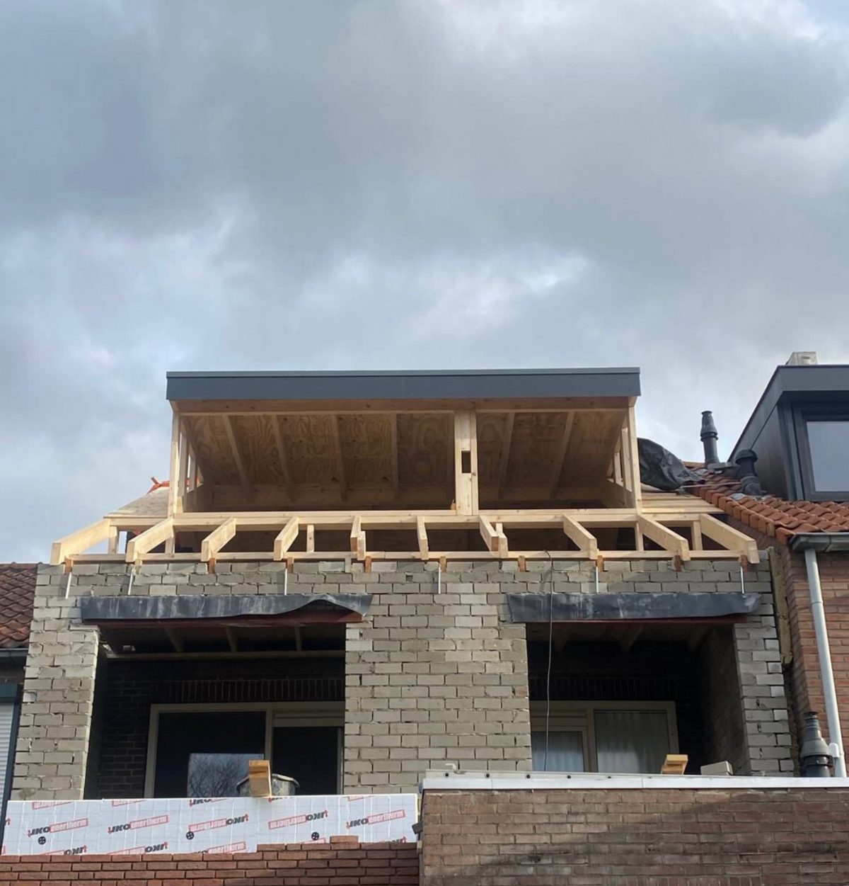 Voor - Dak verbouwing